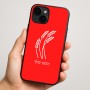 כיסוי בעיצוב אישי עם השם שלך לדגם - Apple iPhone 16 Plus בעיצוב חיטה גלית זהב