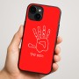 כיסוי בעיצוב אישי עם השם שלך לדגם - Apple iPhone 16 Plus בעיצוב יד