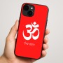 כיסוי בעיצוב אישי עם השם שלך לדגם - Apple iPhone 16 Plus בעיצוב סמל אום
