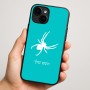 כיסוי בעיצוב אישי עם השם שלך לדגם - Apple iPhone 16 Plus בעיצוב עכביש