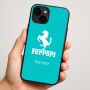 כיסוי בעיצוב אישי עם השם שלך לדגם - Apple iPhone 16 Plus בעיצוב פרארי