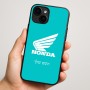 כיסוי בעיצוב אישי עם השם שלך לדגם - Apple iPhone 16 Plus בעיצוב הונדה