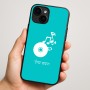 כיסוי בעיצוב אישי עם השם שלך לדגם - Apple iPhone 16 Plus בעיצוב תקליטור - אזור מוזיקה