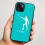 כיסוי בעיצוב אישי עם השם שלך לדגם - Apple iPhone 16 Plus בעיצוב לוחם סייף