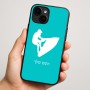 כיסוי בעיצוב אישי עם השם שלך לדגם - Apple iPhone 16 Plus בעיצוב אופנוע ים