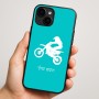 כיסוי בעיצוב אישי עם השם שלך לדגם - Apple iPhone 16 Plus בעיצוב מוטוקרוס