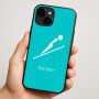 כיסוי בעיצוב אישי עם השם שלך לדגם - Apple iPhone 16 Plus בעיצוב קפיצת סקי אולימפית