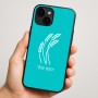 כיסוי בעיצוב אישי עם השם שלך לדגם - Apple iPhone 16 Plus בעיצוב חיטה גלית זהב