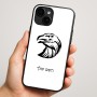 כיסוי בעיצוב אישי עם השם שלך לדגם - Apple iPhone 16 Plus בעיצוב ראש נשר