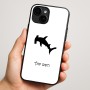 כיסוי בעיצוב אישי עם השם שלך לדגם - Apple iPhone 16 Plus בעיצוב כריש ראש פטיש
