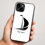 כיסוי בעיצוב אישי עם השם שלך לדגם - Apple iPhone 16 Plus בעיצוב סירה