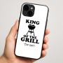 כיסוי בעיצוב אישי עם השם שלך לדגם - Apple iPhone 16 Plus בעיצוב מלך הגריל