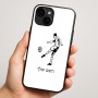 כיסוי בעיצוב אישי עם השם שלך לדגם - Apple iPhone 16 Plus בעיצוב שחקן כדורגל