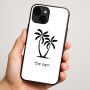 כיסוי בעיצוב אישי עם השם שלך לדגם - Apple iPhone 16 Plus בעיצוב כפות ידיים