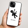 כיסוי בעיצוב אישי עם השם שלך לדגם - Apple iPhone 16 Plus בעיצוב וודו