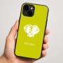 כיסוי בעיצוב אישי עם השם שלך לדגם - Apple iPhone 16 Plus בעיצוב ראש פיל