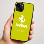 כיסוי בעיצוב אישי עם השם שלך לדגם - Apple iPhone 16 Plus בעיצוב פרארי