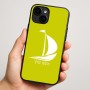 כיסוי בעיצוב אישי עם השם שלך לדגם - Apple iPhone 16 Plus בעיצוב סירה