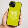 כיסוי בעיצוב אישי עם השם שלך לדגם - Apple iPhone 16 Plus בעיצוב מחזמר אנג'ל 2