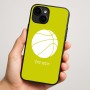 כיסוי בעיצוב אישי עם השם שלך לדגם - Apple iPhone 16 Plus בעיצוב כדורסל