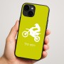 כיסוי בעיצוב אישי עם השם שלך לדגם - Apple iPhone 16 Plus בעיצוב מוטוקרוס