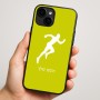 כיסוי בעיצוב אישי עם השם שלך לדגם - Apple iPhone 16 Plus בעיצוב רץ