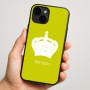 כיסוי בעיצוב אישי עם השם שלך לדגם - Apple iPhone 16 Plus בעיצוב כתר מלכותי