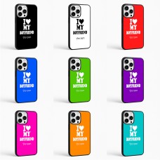 כיסוי בעיצוב אישי עם השם שלך לדגם - Apple iPhone 16 Pro Max בעיצוב אוהבת את החבר שלי