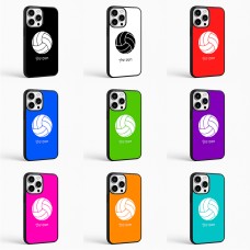 כיסוי בעיצוב אישי עם השם שלך לדגם - Apple iPhone 16 Pro Max בעיצוב כדור כדורעף