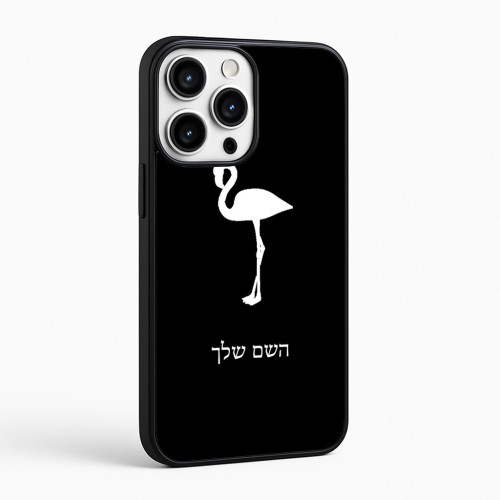 כיסוי בעיצוב אישי עם השם שלך לדגם - Apple iPhone 16 Pro Max בעיצוב אנפה
