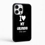 כיסוי בעיצוב אישי עם השם שלך לדגם - Apple iPhone 16 Pro Max בעיצוב אוהב את החברה שלי