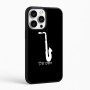 כיסוי בעיצוב אישי עם השם שלך לדגם - Apple iPhone 16 Pro Max בעיצוב סקסופון