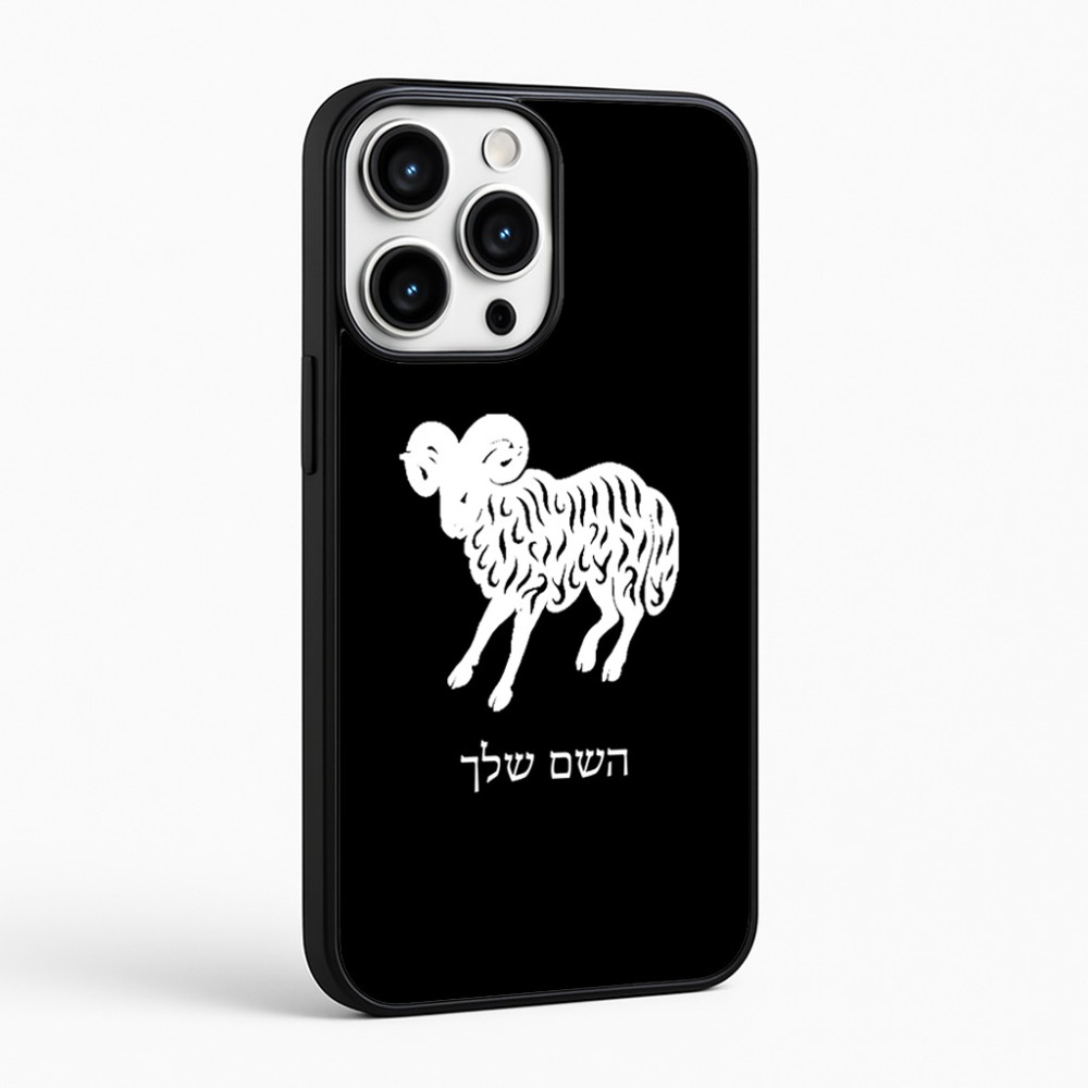 כיסוי בעיצוב אישי עם השם שלך לדגם - Apple iPhone 16 Pro Max בעיצוב מזלות - טלה