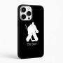 כיסוי בעיצוב אישי עם השם שלך לדגם - Apple iPhone 16 Pro Max בעיצוב הוקי שוערים