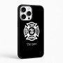 כיסוי בעיצוב אישי עם השם שלך לדגם - Apple iPhone 16 Pro Max בעיצוב כבאי - תגית