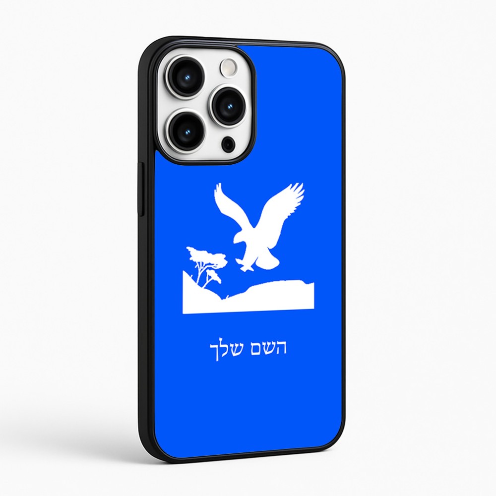 כיסוי בעיצוב אישי עם השם שלך לדגם - Apple iPhone 16 Pro Max בעיצוב נשר אמריקאי