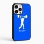 כיסוי בעיצוב אישי עם השם שלך לדגם - Apple iPhone 16 Pro Max בעיצוב הרמת משקולות