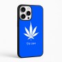כיסוי בעיצוב אישי עם השם שלך לדגם - Apple iPhone 16 Pro Max בעיצוב עלה מריחואנה - גראס