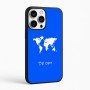 כיסוי בעיצוב אישי עם השם שלך לדגם - Apple iPhone 16 Pro Max בעיצוב מפת העולם