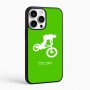 כיסוי בעיצוב אישי עם השם שלך לדגם - Apple iPhone 16 Pro Max בעיצוב רוכב אופניים