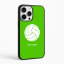 כיסוי בעיצוב אישי עם השם שלך לדגם - Apple iPhone 16 Pro Max בעיצוב כדור כדורעף