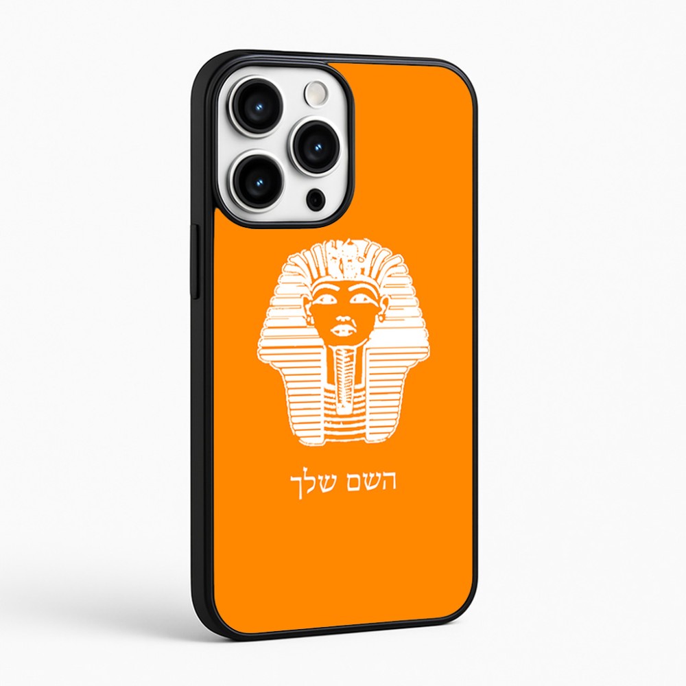 כיסוי בעיצוב אישי עם השם שלך לדגם - Apple iPhone 16 Pro Max בעיצוב פרעה - תות ענח' אמון מצרי