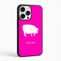 כיסוי בעיצוב אישי עם השם שלך לדגם - Apple iPhone 16 Pro Max בעיצוב חזיר