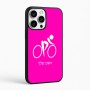 כיסוי בעיצוב אישי עם השם שלך לדגם - Apple iPhone 16 Pro Max בעיצוב אופניים אולימפיים
