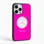כיסוי בעיצוב אישי עם השם שלך לדגם - Apple iPhone 16 Pro Max בעיצוב כדור כדורעף