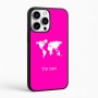 כיסוי בעיצוב אישי עם השם שלך לדגם - Apple iPhone 16 Pro Max בעיצוב מפת העולם