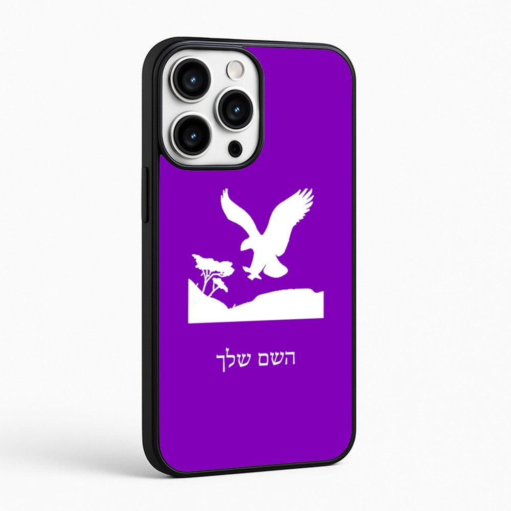כיסוי בעיצוב אישי עם השם שלך לדגם - Apple iPhone 16 Pro Max בעיצוב נשר אמריקאי