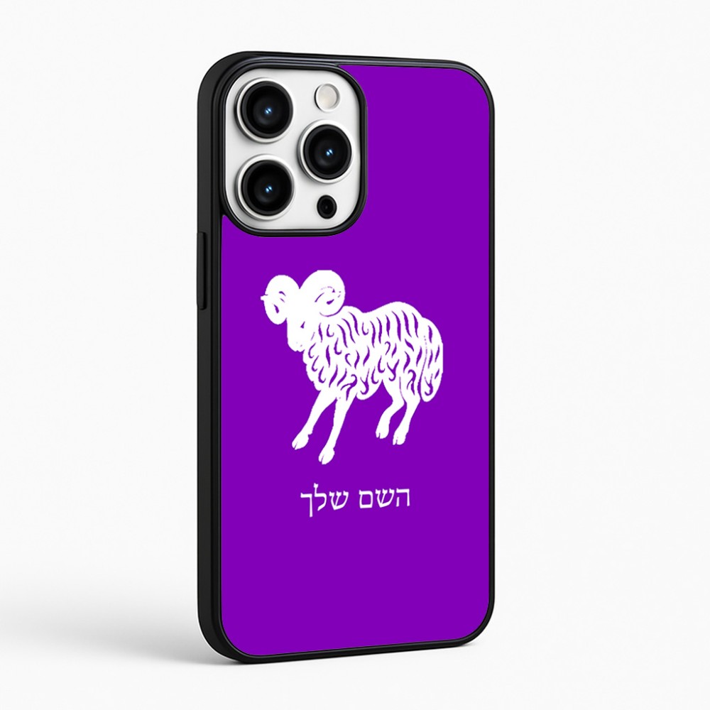 כיסוי בעיצוב אישי עם השם שלך לדגם - Apple iPhone 16 Pro Max בעיצוב מזלות - טלה