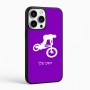 כיסוי בעיצוב אישי עם השם שלך לדגם - Apple iPhone 16 Pro Max בעיצוב רוכב אופניים