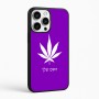 כיסוי בעיצוב אישי עם השם שלך לדגם - Apple iPhone 16 Pro Max בעיצוב עלה מריחואנה - גראס